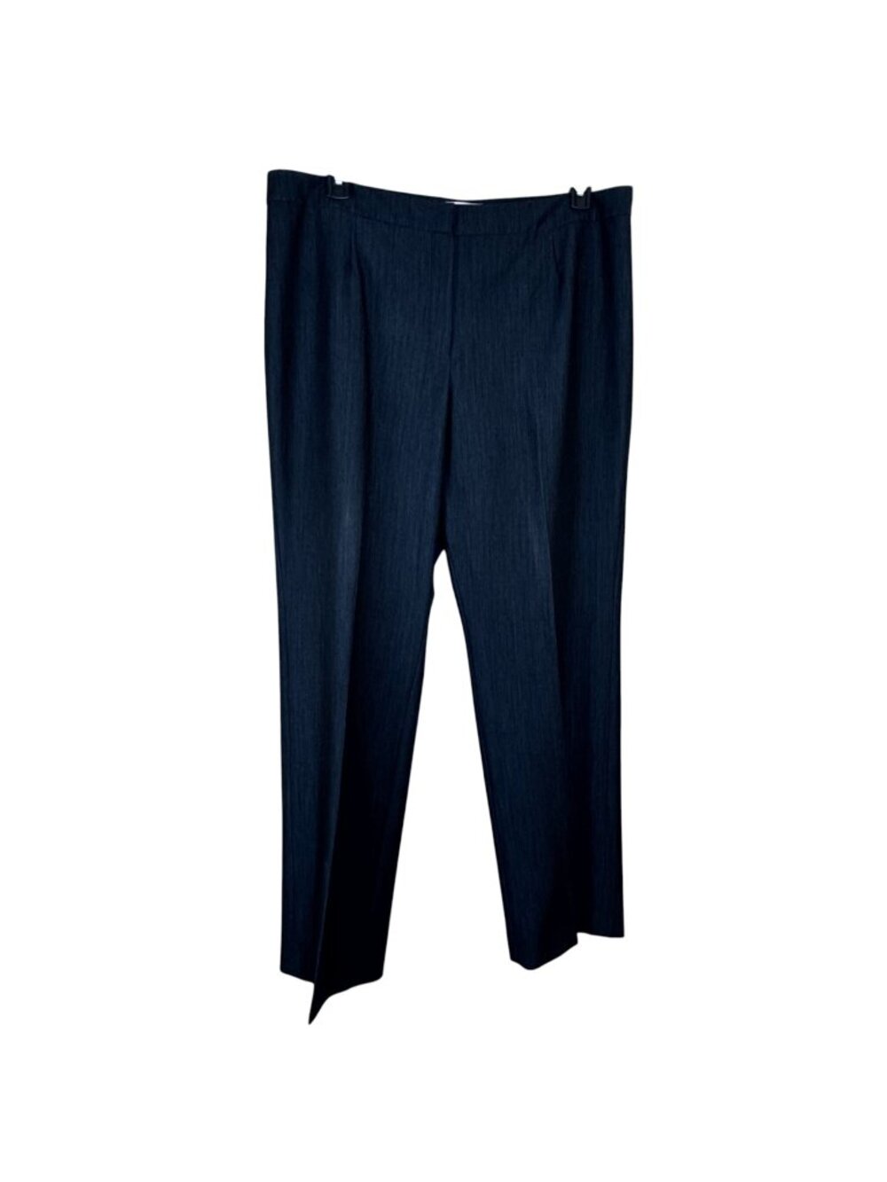 Jones Studio Dark Blue Chambray Trouser Wide Leg Women's Size 16 Career Office